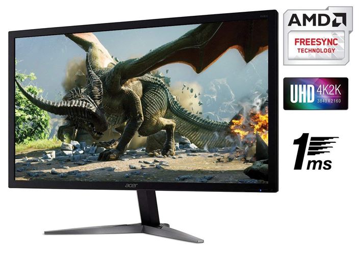 Acer KG281K Bmiipx Ultra HD Monitor in 28000 Rupees