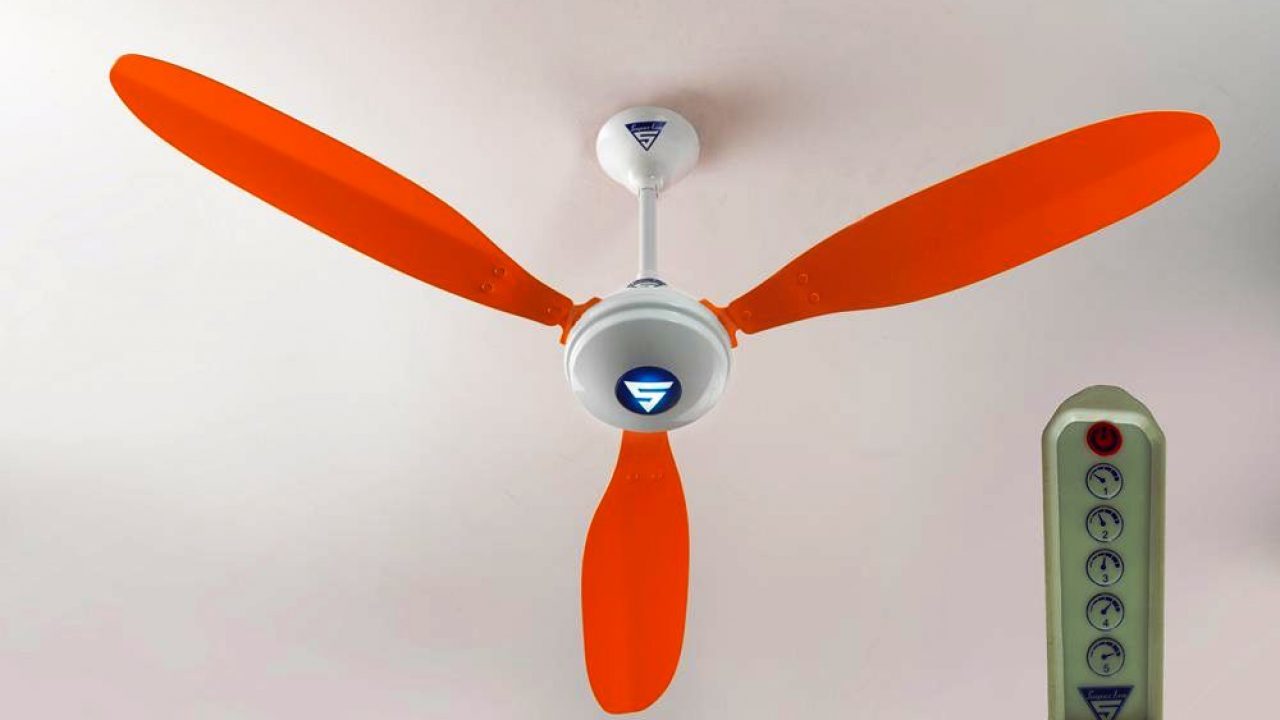 Energy Efficient Colorful Ceiling Fans With Remote Control