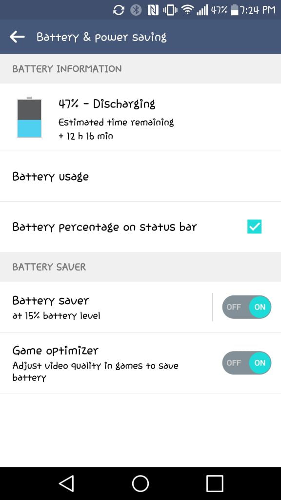 Save Smartphone Battery Saver On