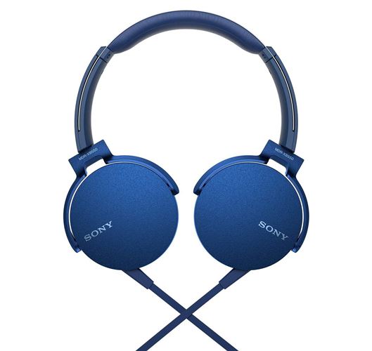 Sony MDR-XB550AP On-Ear Headphones with Mic