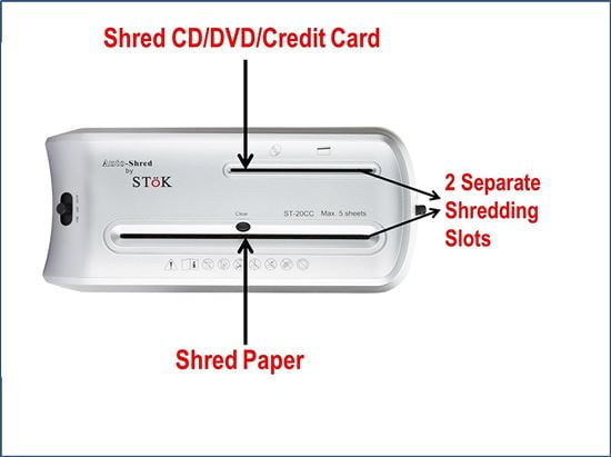 StoK Automatic Paper CD Shredder