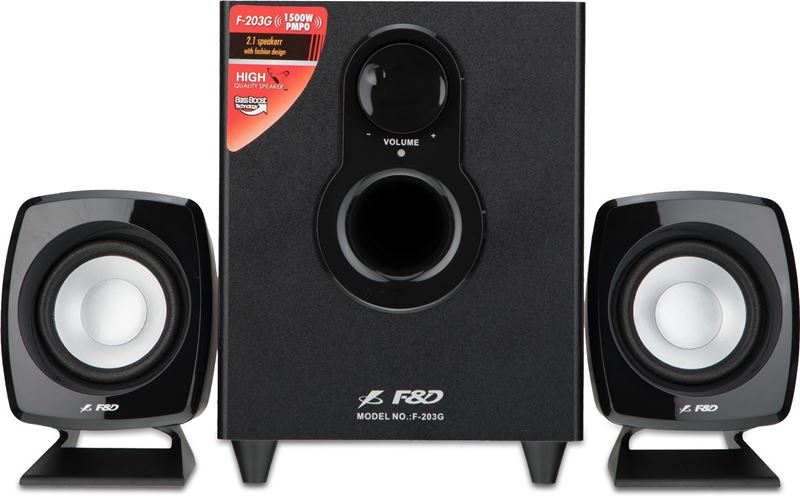 11W FD 203G Multimedia Speaker System