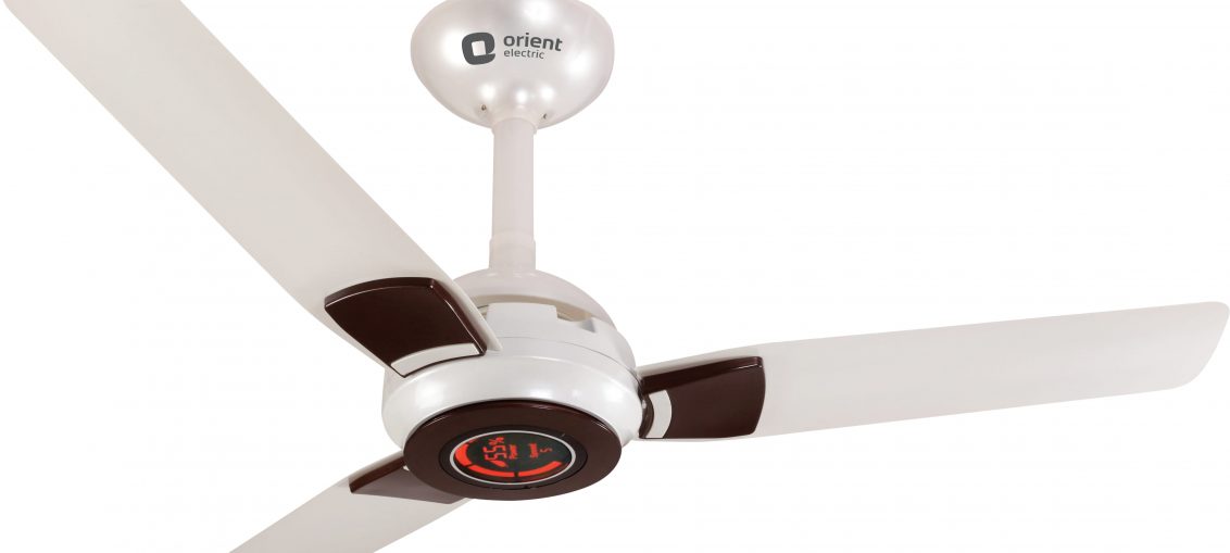 Orient ECOGALE Every Efficient Fan in Pearl-Metallic and White-Brown