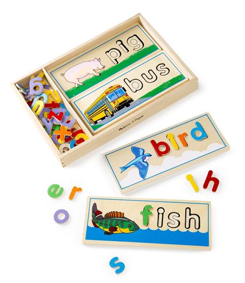 Melissa Doug Personalized See Spell Wooden Educational Toy
