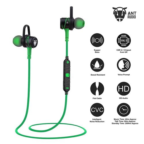 Ant Audio H56 Bluetooth Metal in-Ear Stereo Bass Headphone