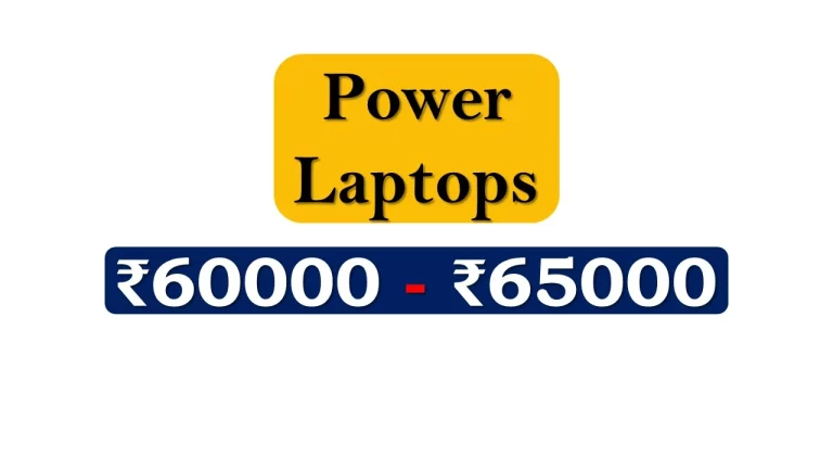 Laptops under ₹65000