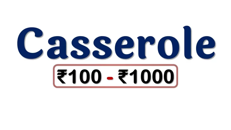 Casseroles under ₹1000