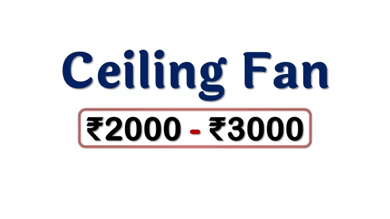 Ceiling Fans under ₹3000