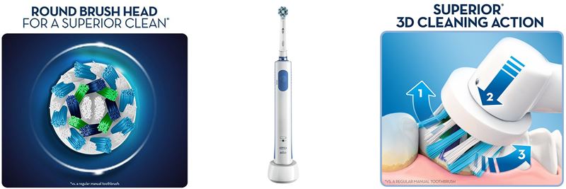 Oral-B Pro 600 Electric Rechargeable Toothbrush