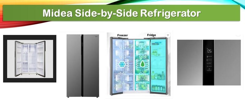 Midea Side By Side Refrigerator