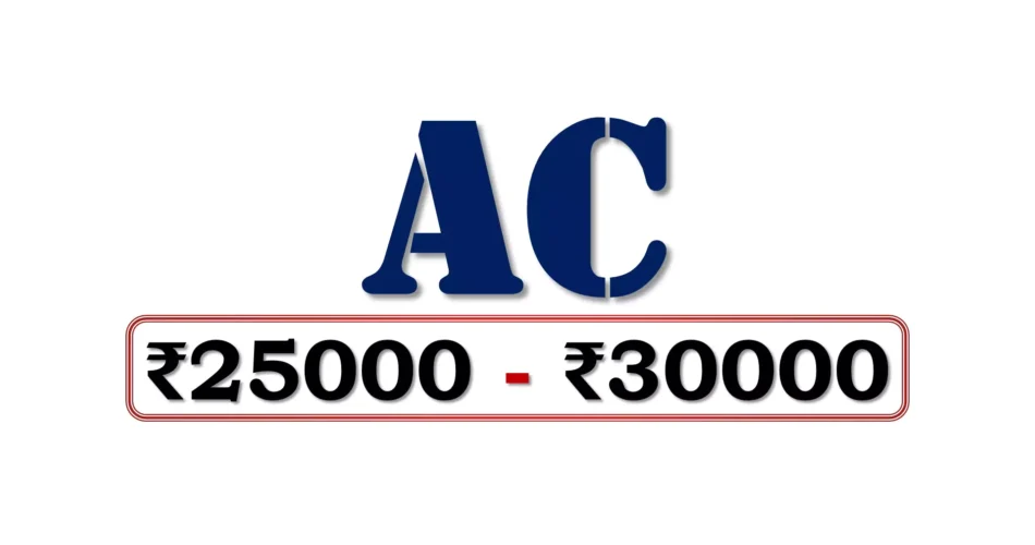 Top Air Conditioners under 30000 Rupees in Bharat