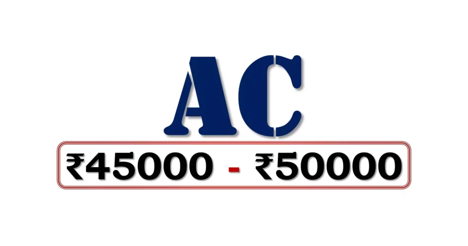 Best Air Conditioners under 50000 Rupees in Bharat