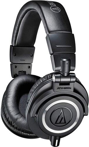 Audio-Technica ATH-M50x Over-Ear Professional Studio Monitor Headphones