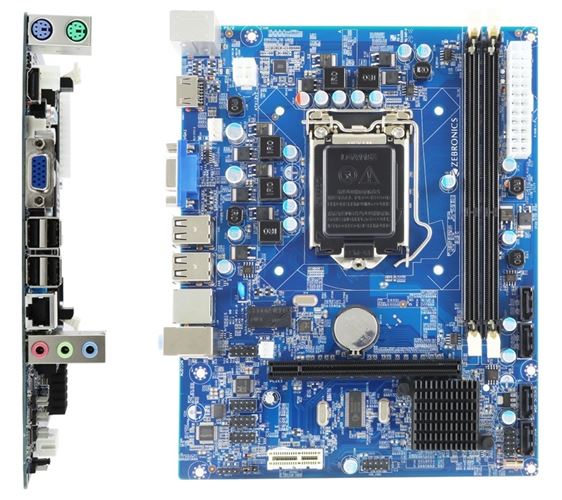 Zebronics ZEB55 Motherboard Intel 1156 HM55