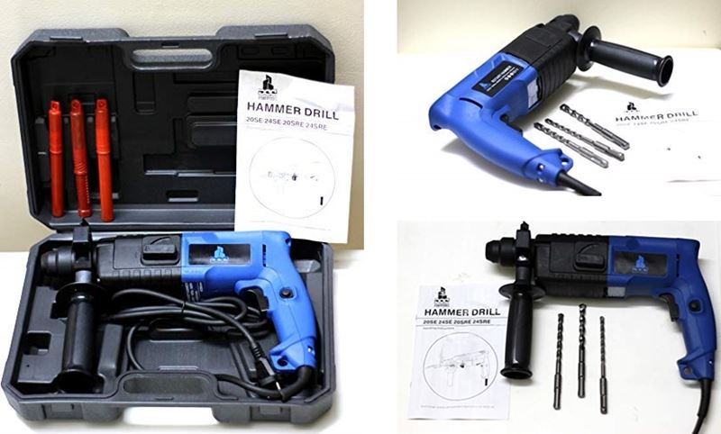 DCC 2-20 Rotary Hammer Drill Machine with complete set
