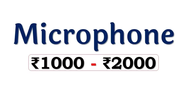 Microphones under ₹2000