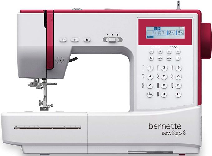 Bernette 8 Automatic Sewing Machine with 197 Stitch Patterns