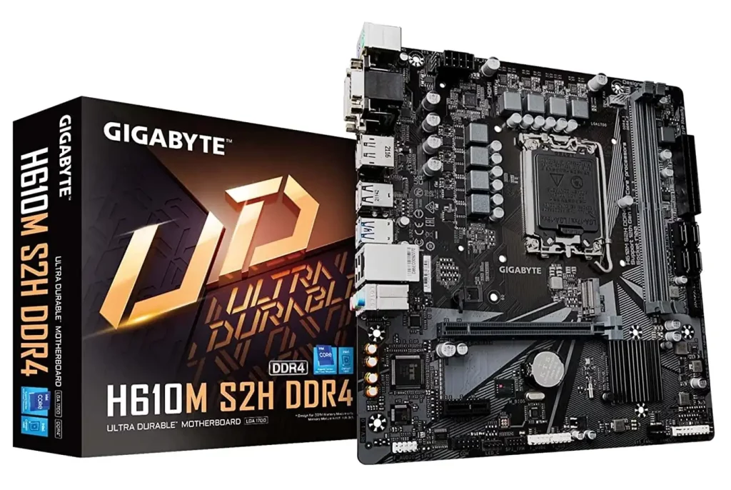 GIGABYTE H610M S2H DDR4 Intel Motherboard for 12th Gen CPU