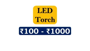 Best Rechargeable LED Torch under 1000 Rupees in India Market