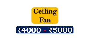 Latest Ceiling Fans under 5000 Rupees in India Market