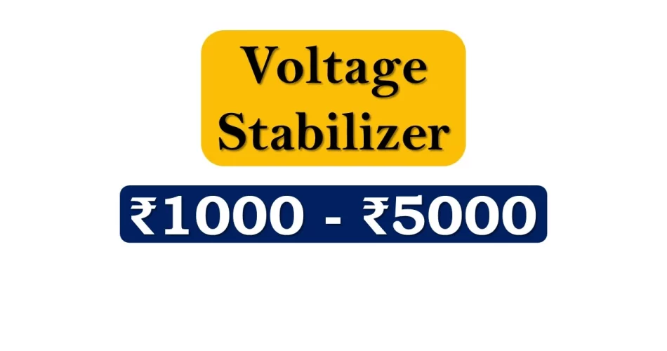 Top Voltage Stabilizers under 5000 Rupees in India Market