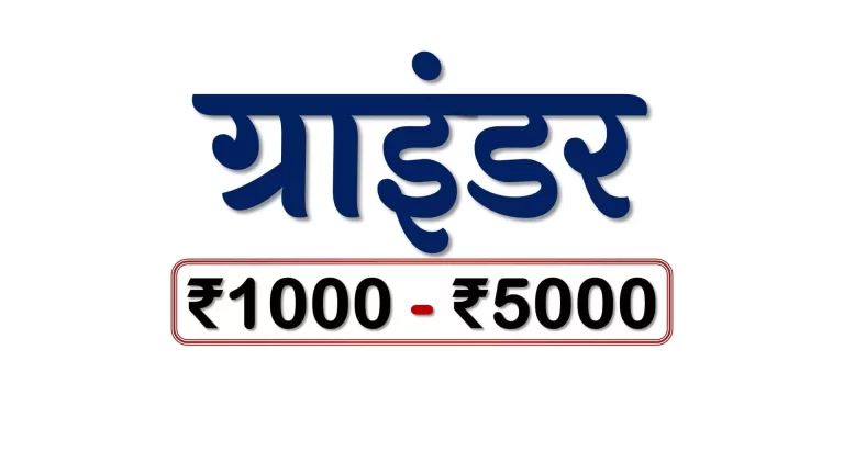 वेट ग्राइंडर: ₹1000 – ₹5000