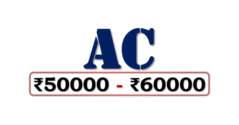 Best Air Conditioners under 60000 Rupees in Bharat